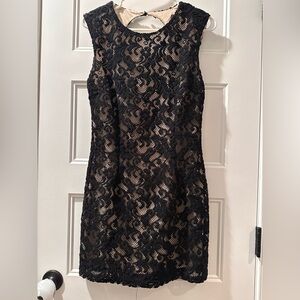 Ark & Co Black Lace Mini Dress